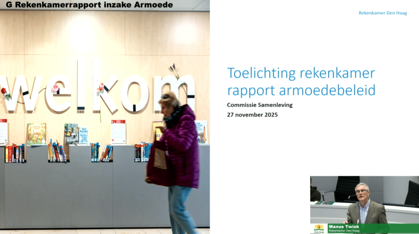 Behandeling rekenkamerrapport Een helpende hand in raadscommissie Samenleving 27 november 2025