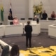Beëdiging van Enno Gerdes in de raadszaal van Den Haag